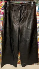 FRNCH Paris Womens Pants XS Black Designer Business Dress Grunge Goth Style Cute