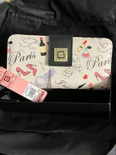 Stone Mountain Women's Leather Wallet - Paris Design - New!