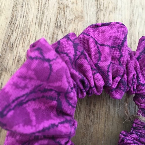 Satin Leopard Purple Brown Red Blue Floral Polkadot Hair Ties Elastic Scrunchies - Picture 22 of 53