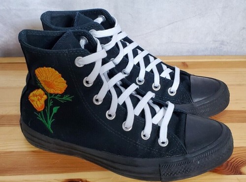 Embroidered Poppies CUSTOM 6.5 | eBay