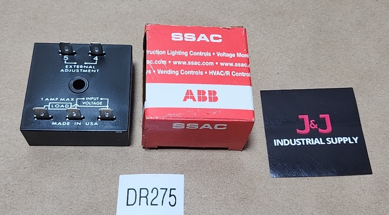 *PREOWNED* ABB TS2422 SSAC Solid State Timer 0.5-60 Sec 1-10A 120Vac ...