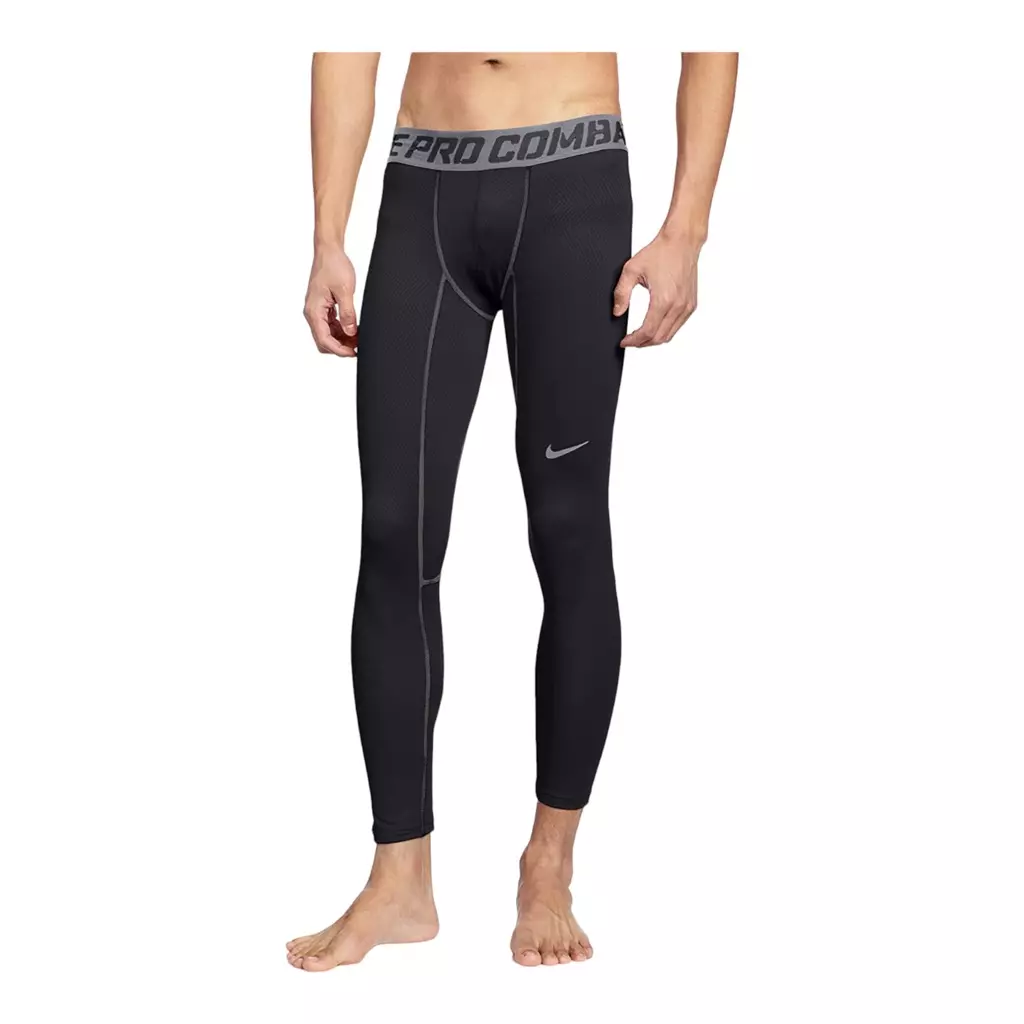 Nike Mens Pro Combat Hyperwarm Compression Lite Training Tights