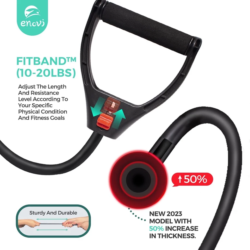 Fit+ Silla de Pelota, Pelota de Ejercicio de Pelota de Yoga con Bandas de Resistencia Ajustables y... Foto 3 de 4