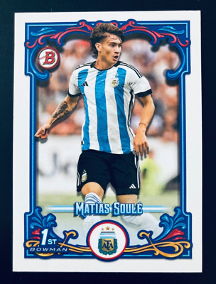 2022-23 Topps Fileteado Argentina # 32 Matias Soulé 1st Bowman card rookie