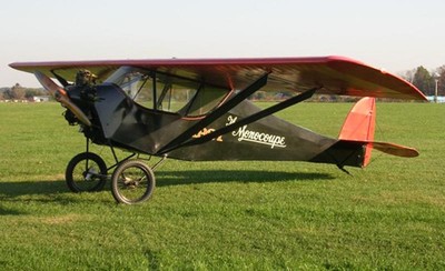 Flyline Model Airplane Plans (FF-RC): 1929 Velie Monocoupe 1/16 Scale 22½''