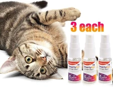 (3 each) SmartyKat Catnip Mist for Cats & Kittens, Stimulating, Fun & En 0.5oz