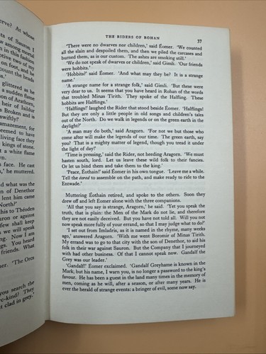 The Two Towers Revised Second Edition Tenth Impression 1978 With Map - Picture 13 of 13