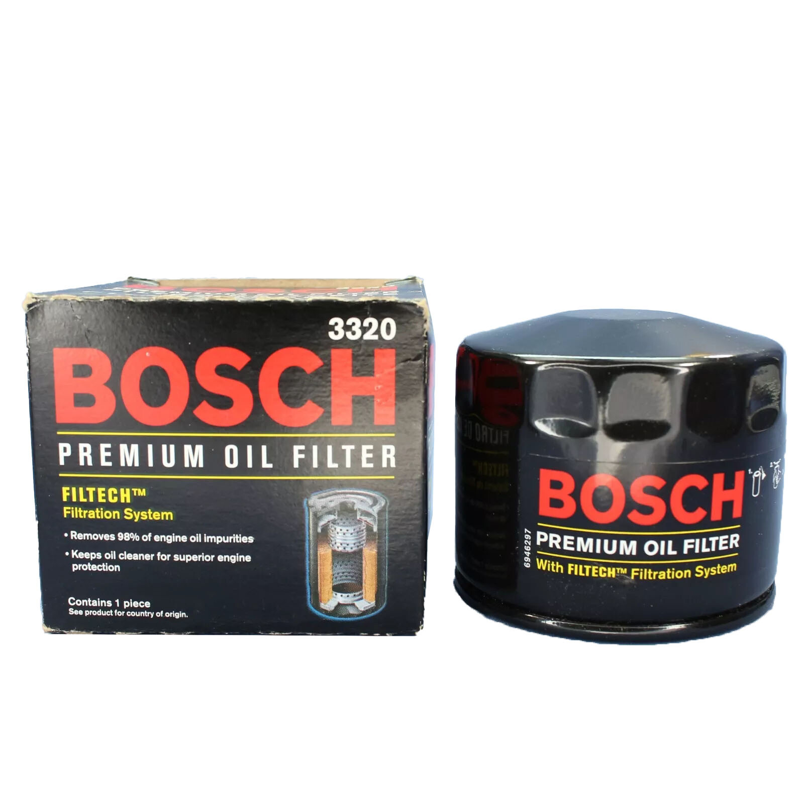 For Nissan Acura Dodge GMC Chevy S10 Mitsubishi Montero GMC Bosch Oil Filter x4