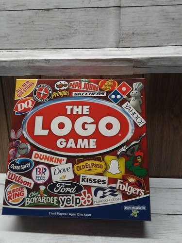 THE LOGO GAME! BOARD GAME ABOUT THE BRANDS YOU LOVE! PLAY MONSTER 2020 NEW - Picture 1 of 3