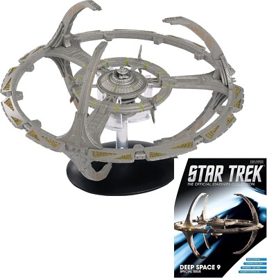 Star Trek Eaglemoss Official Collection Station Deep Space 9 XL With Magazine