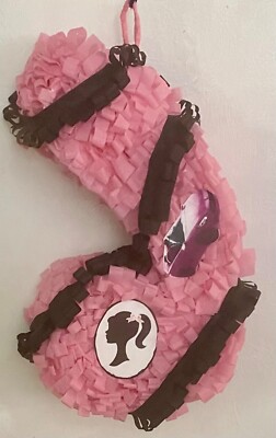 Barbie Number 6  Pinata 20  x 12  x 6 