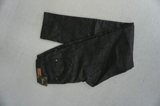 COLAC Jenny Damen Jeans stretch Hose 32 XXS W24 L32 dünn schwarz leder optik NEU