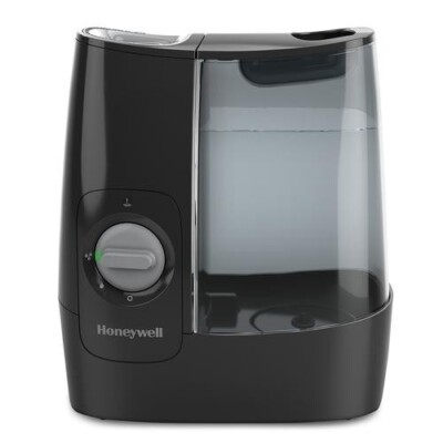 1 Gallon Black Warm Mist Humidifier Auto Shut Off Essential Oil Air Cleaner