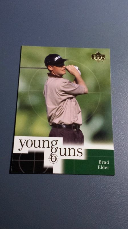 BRAD ELDER 2001 UPPER DECK GOLF CARD # 72 B7202