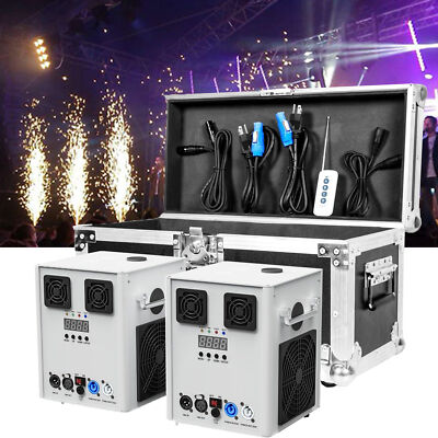 Cold Spark Machine Stage Special Effects lights Wedding Party Show  W/Case us