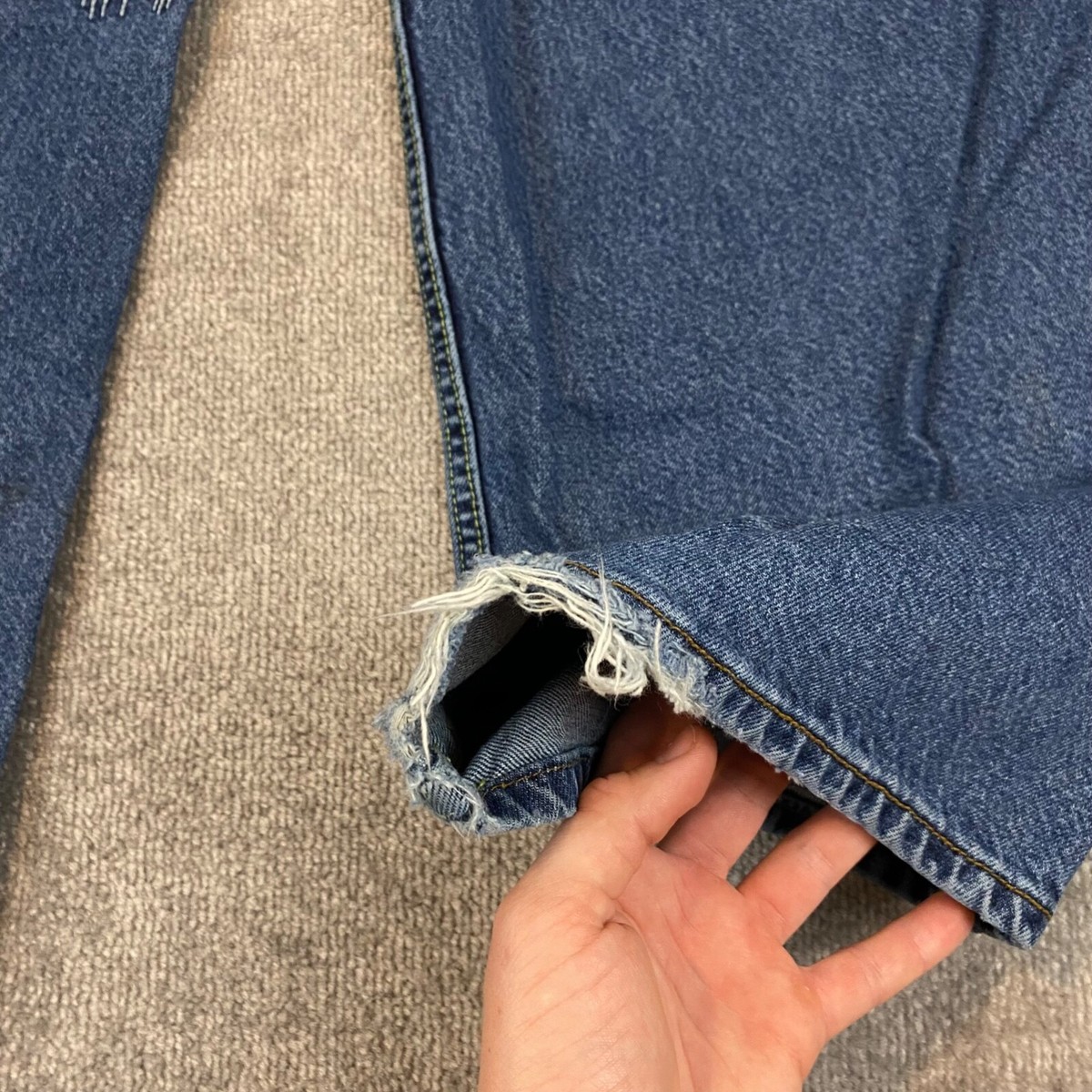 Triple Five Soul Jeans Men 40x32 Blue Wash Denim Pants Baggy Triple Five Soul Jeans Men 40x32 Blue Wash Denim Pants Baggy