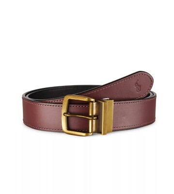 Polo Ralph Lauren Men's Reversible Leather Belt 1.5