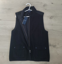 Women's Facannable Bodywarmer Knit Navy Blue Color Size M New