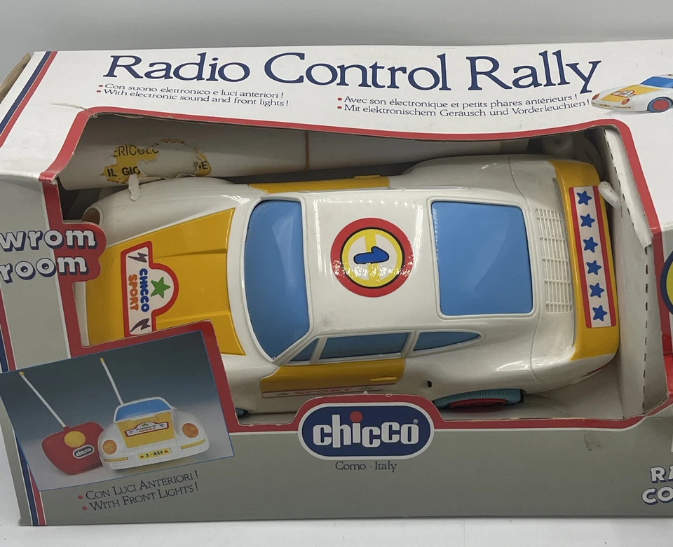RADIO CONTROL CHICCO SPORT RALLY ELECTRÓNICO HECHO EN ITALIA COD. 63752 Foto 3 de 4