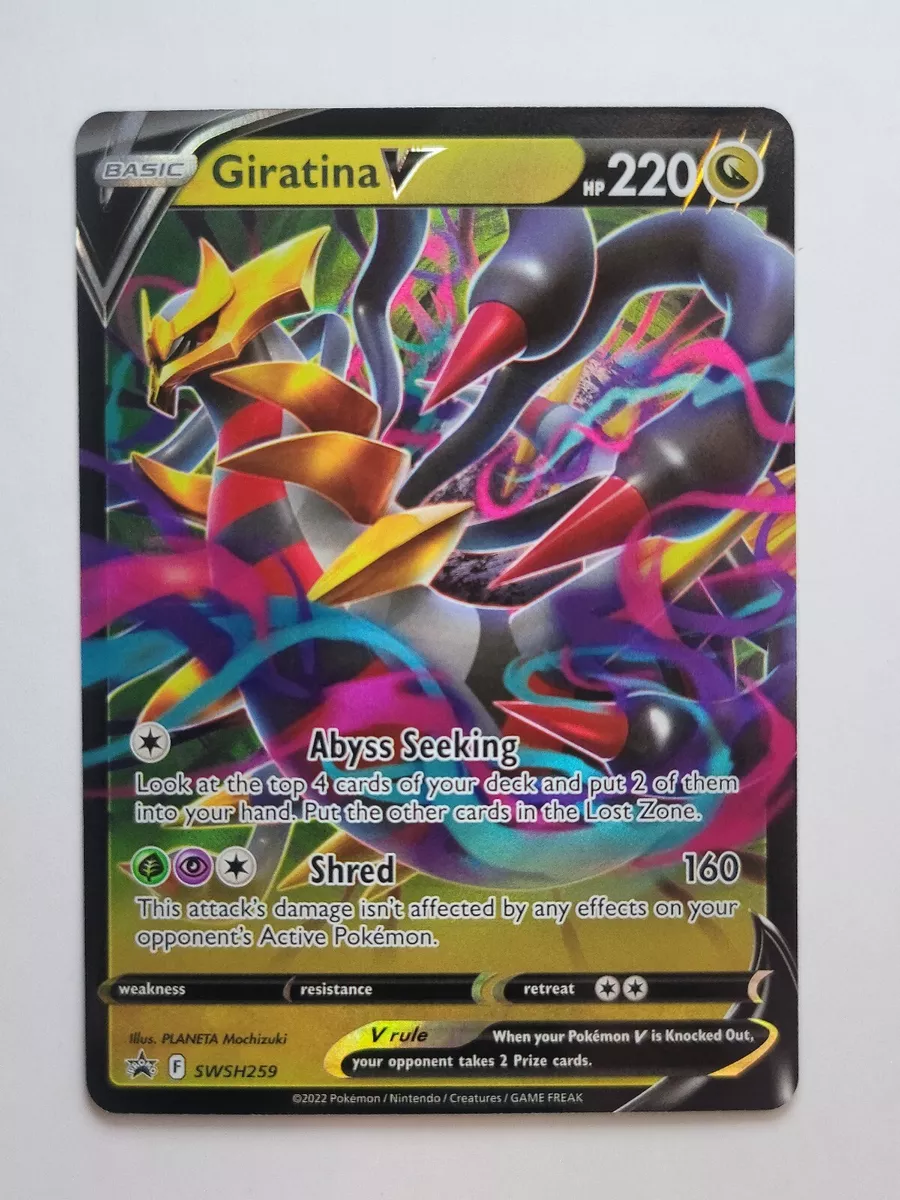 Giratina V SWSH259 Sword & Shield Black Star Promo Pokemon Card L102