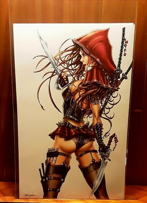 Grimm Red Riding Hood 11x17 Art Print By Jamie Tyndall Ships Flat And Secure