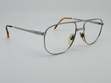 LOGO Paris C959 Col. 03 Silver Aviator Eyeglasses Frame France 56-18-140
