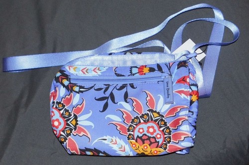 Vera Bradley Purple Mural Garden Water Bottle Crossbody Bag NWT 28187-V78