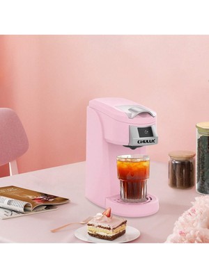 CHULUX Coffee Maker Single Serve Coffee Brewer,Pink