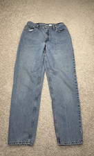 Vintage 90  s Levis 550 Relaxed Fit Womens 28x30 Mom Jeans Light Wash