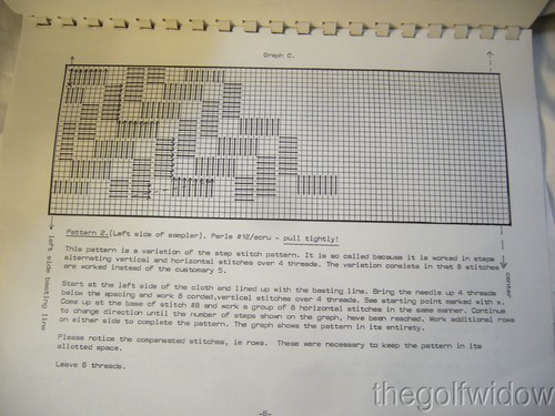 Pulled Thread Sampler by Ilse Altherr Signed 1994 Booklet - Picture 3 of 3