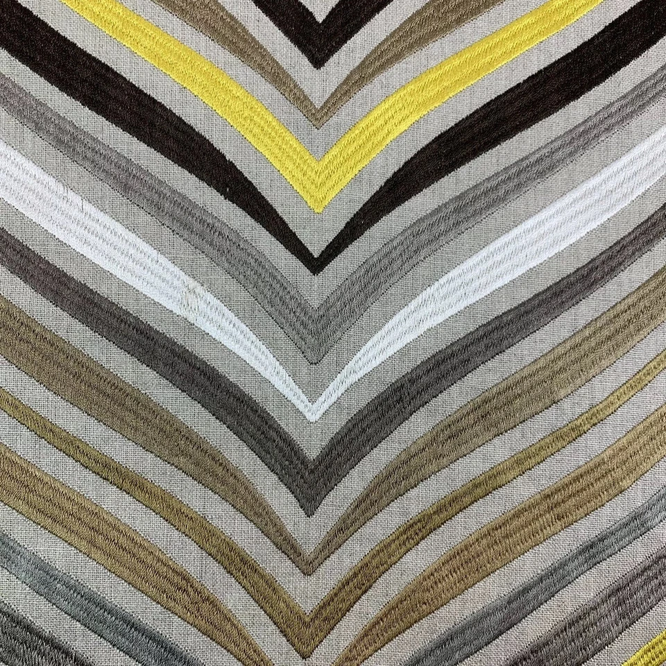 LEE JOFA GROUNDWORKS TELA BORDADA MULTIUSOS PRISMÁTICA LATTE/TAUPE PORTY Foto 3 de 4