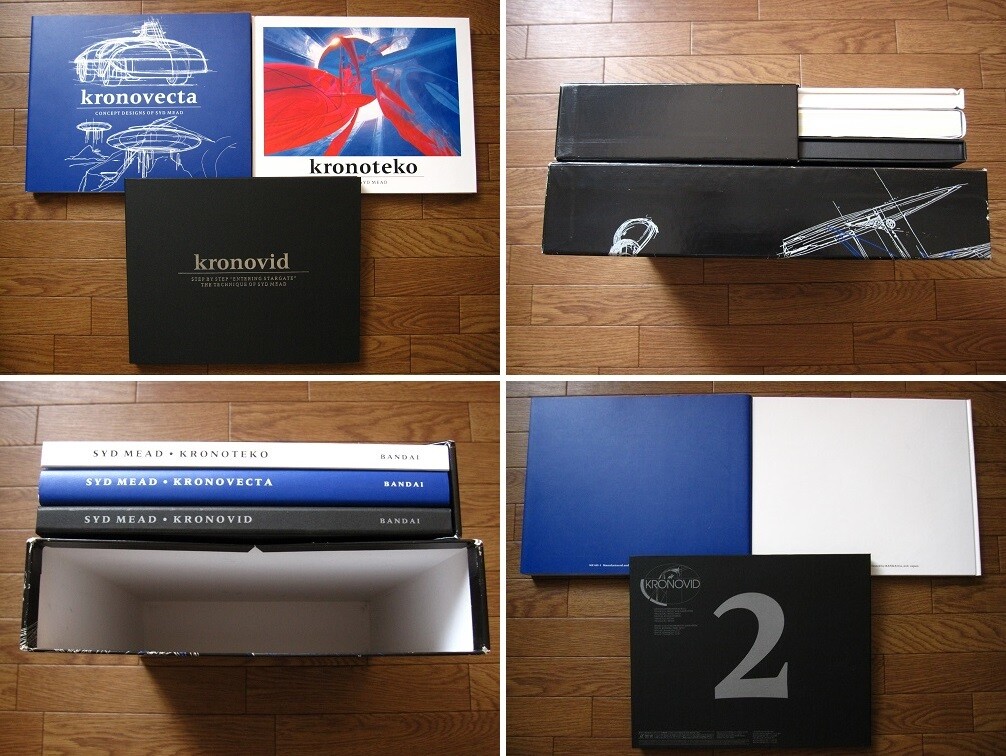 Syd Mead KRONOLOG Complete Art Set Illustration Book Gundam