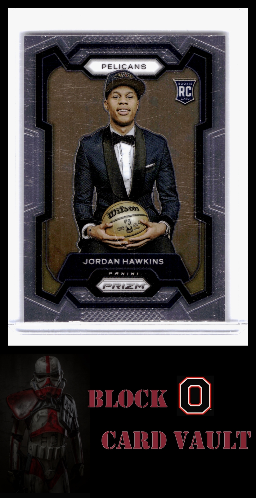 2023-24 Panini Prizm #130 Jordan Hawkins Prizms Fast Break