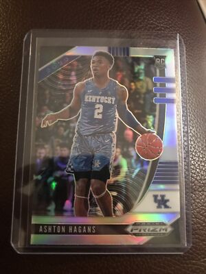 2020-21 Panini Prizm Draft Picks Silver Prizm Refractor Ashton Hagans Rookie