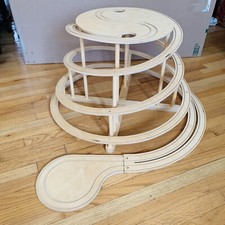 Mountain Spiral Railway Wooden Railroad Set 36  Dian 18  High Dual Track