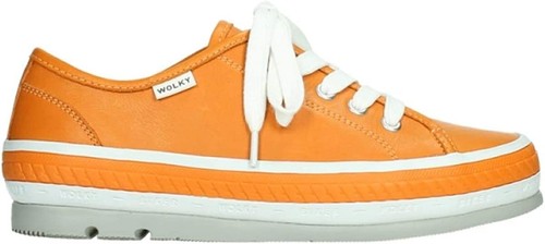 Wolky Women\u0026#039;s Linda Orange Savana Leather Canvas Sneaker 41 EU - FAST  SHIPPING | eBay