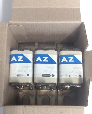 3x Ferraz  A076360  660V AC 100A Sicherung VDE 0636/23 NEU OVP