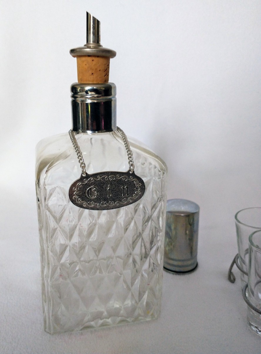 Tilso Japan Rolls Royce Phantom II Music Box Decanter with 6