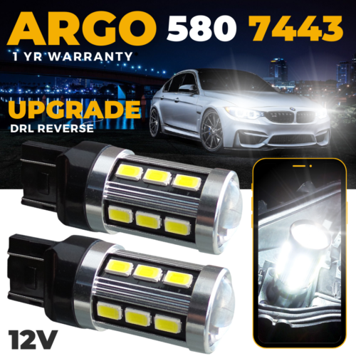 Fits Vauxhall Corsa D VXR Led 2011-15 White Smd Daytime Running Lights DRL Bulbs - Picture 1 of 12
