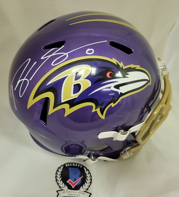 roquan smith helmet Roquan Smith Signed Auto Full Size Flash Replica Football Helmet Ravens  Beckett