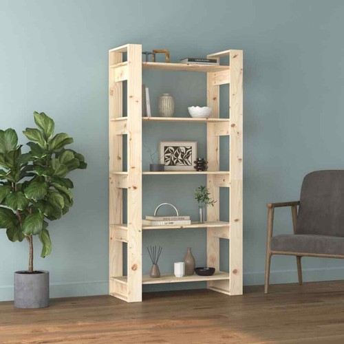 Solid Pine Bookshelf Display Shelf Storage Cabinet Bookcase Stand Wooden Rack - Picture 3 of 9
