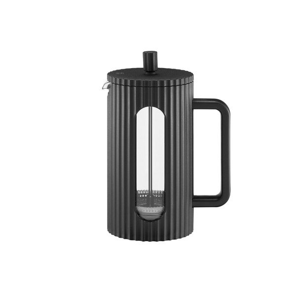 Kaffeebereiter Kaffeepresse Kaffeezubereiter Tee French Press 600 Ml Schwarz-image