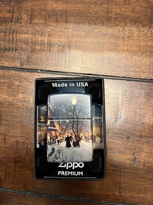 CASE XX KNIFE MERRY CHRISTMAS 540 DESIGN ZIPPO LIGHTER MINT IN BOX