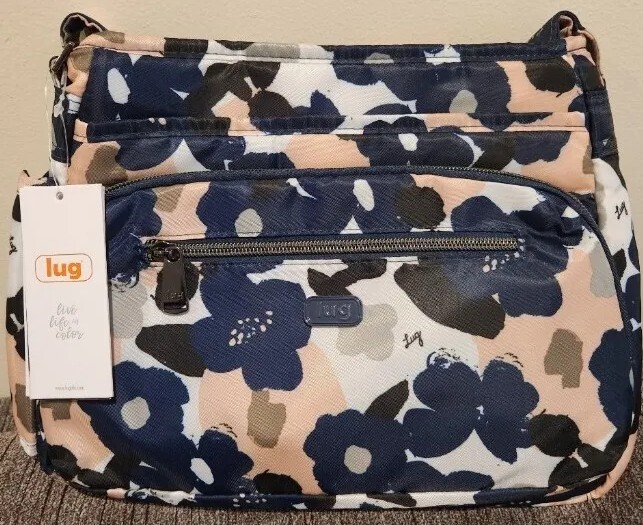 LUG SHIMMY 2 RFID BLOCKING MEDIUM CROSSBODY FLORAL MULTI eBay