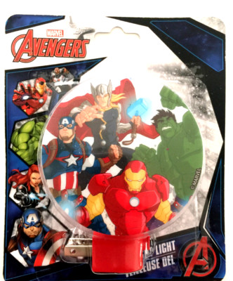 Disney Marvel Avengers LED Night Light for Hallway Bedroom Kids Room Kitchen