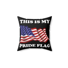 This Is My Pride Flag Spun Polyester Square Pillow