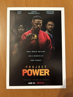 Project Power - Filmkarte Filmplakatkarte Cinema - Jamie Foxx J. Gordon-Levitt