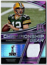 2022 Spectra Championship Gear Neon Pink Prizm AARON RODGERS CG-ARO 1/15 Packers