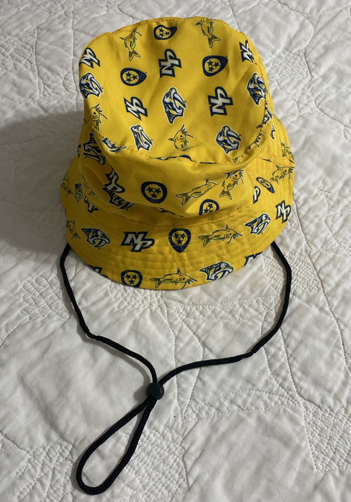 Nashville Predators Catfish Bucket Hat Cap - NHL Hockey Hat