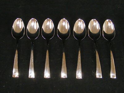 (7) ZWILLING JA HENCKELS BELLASERA TABLESPOONS / PLACE OVAL SOUP SPOONS 7 1/4''